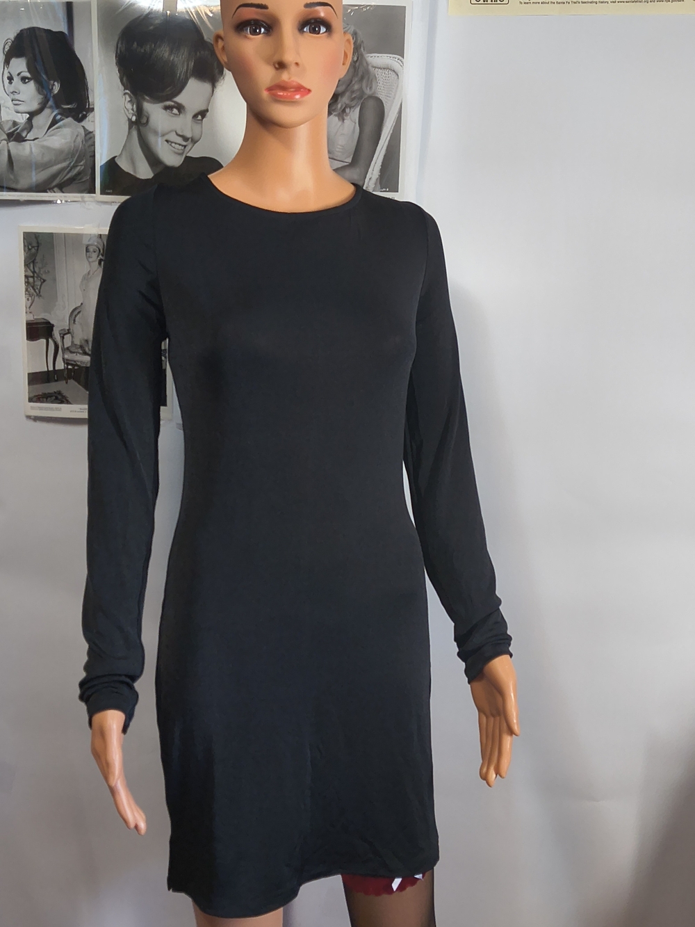 Intimately Free People Open Back Tie Mini Dress Black XL NWT